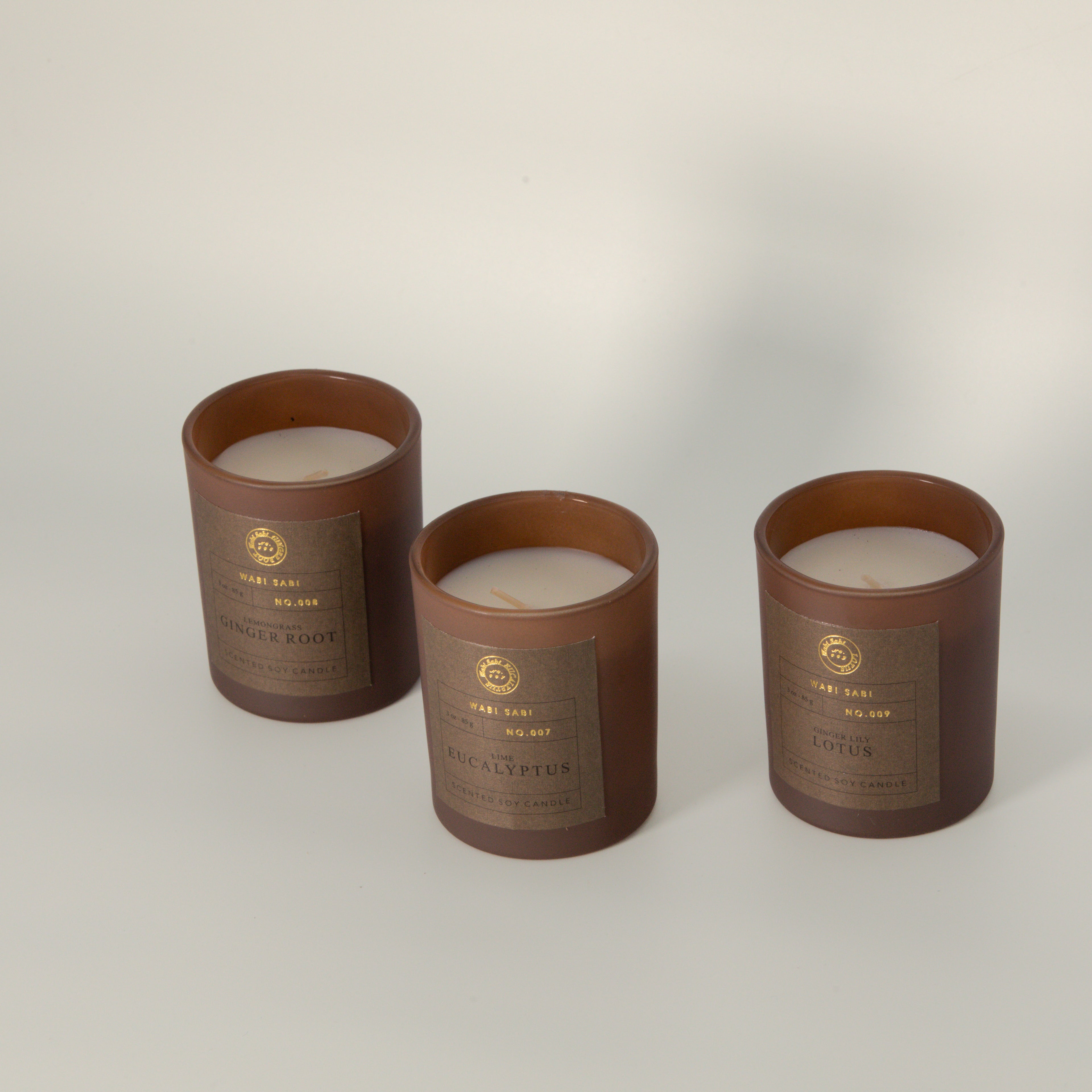 Duftkerze Yasu Candle braun