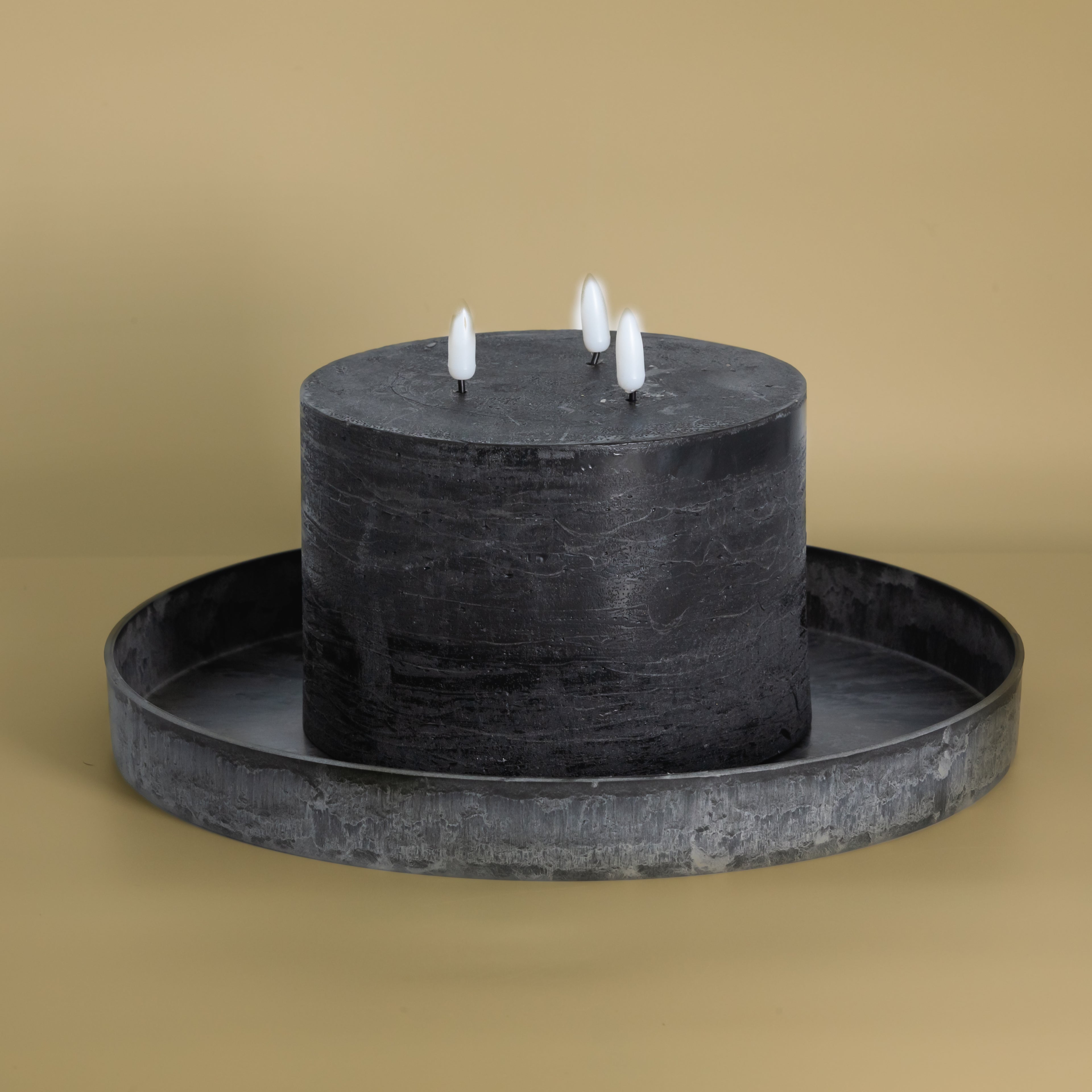 Tablett "Style" Rund 22cm marmoriert