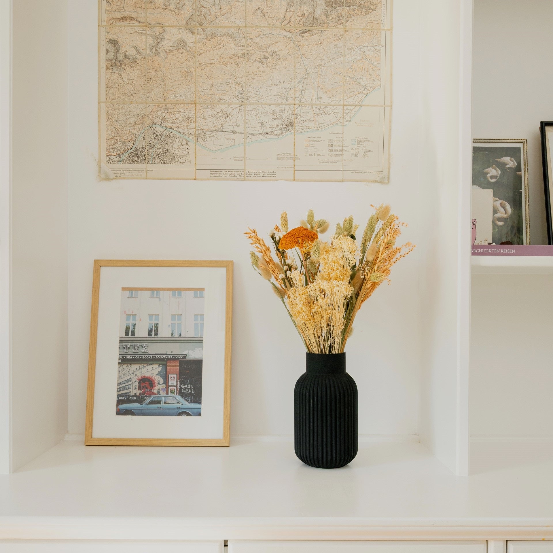 Geschenkbox leuchtender Blumengruß