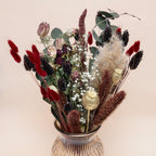 Geschenkbox roter Blumengruß